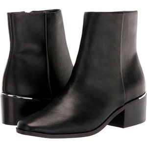 Black ankle boots